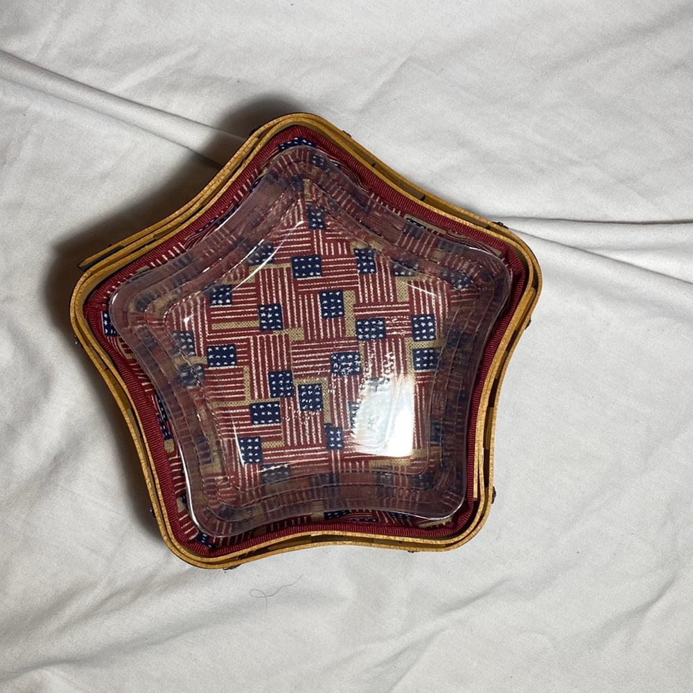 Longaberger Proudly American Little Star Basket set